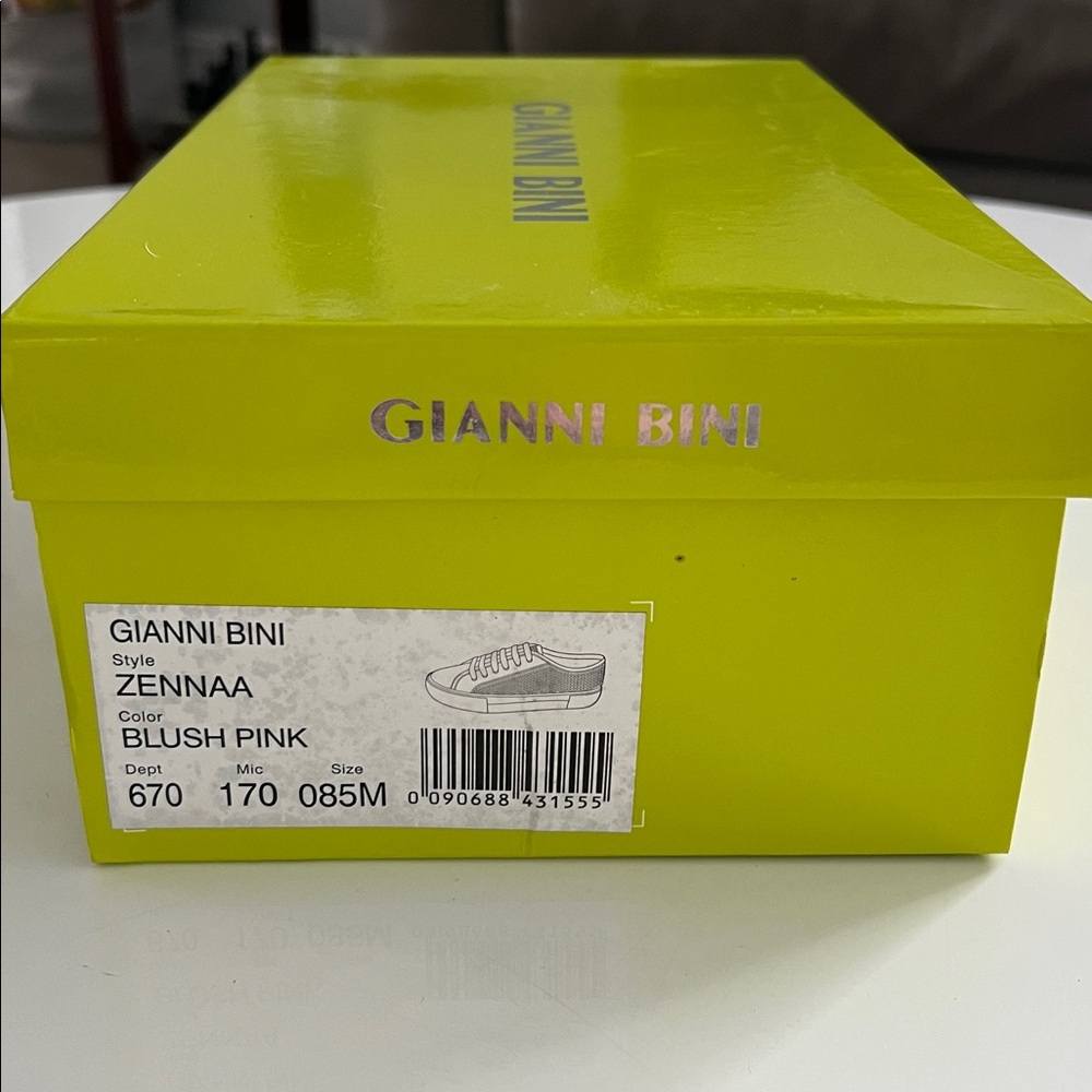 Gianni Bini Blush Pink Zennaa Sneakers